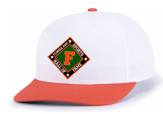 Florida A&M University Sports Hall of Fame Cap (White/Orange)